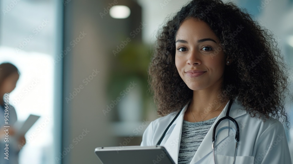 Healthcare Professional in a Modern Office Environment Healthcare Professional in a Modern Office Environment