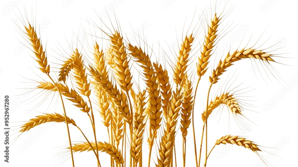wheat isolated on a white background. clipping path design element wheat isolated on a white background. clipping path design element