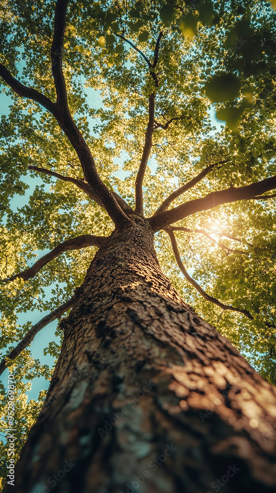 Naklejka premium tree in the forest