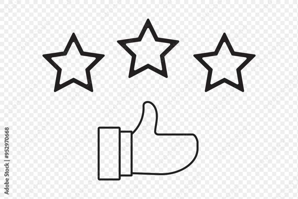 Customer experience vector icons set . 1 to 5 star satisfaction rating vector icon sugn, work experience symbol. Customer experience vector icons set . 1 to 5 star satisfaction rating vector icon sugn, work experience symbol.