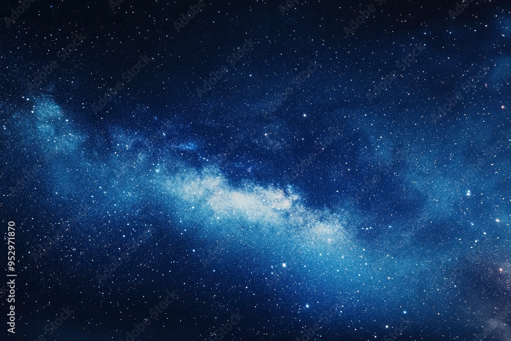 A stunning natural spectacle, often seen in remote areas with minimal light pollution, where countless stars create a breathtaking celestial display against the deep blue night sky, ai A stunning natural spectacle, often seen in remote areas with minimal light pollution, where countless stars create a breathtaking celestial display against the deep blue night sky, ai