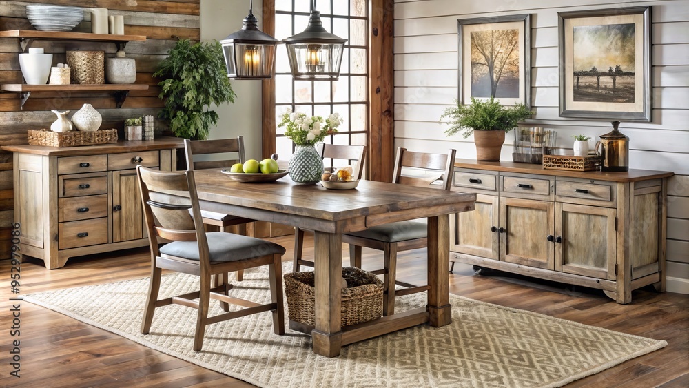 Bob Discount Furniture Farmhouse Table Style Rustic Wooden Dining Table with Storage Drawers Antique Metal Hardware Bob Discount Furniture Farmhouse Table Style Rustic Wooden Dining Table with Storage Drawers Antique Metal Hardware