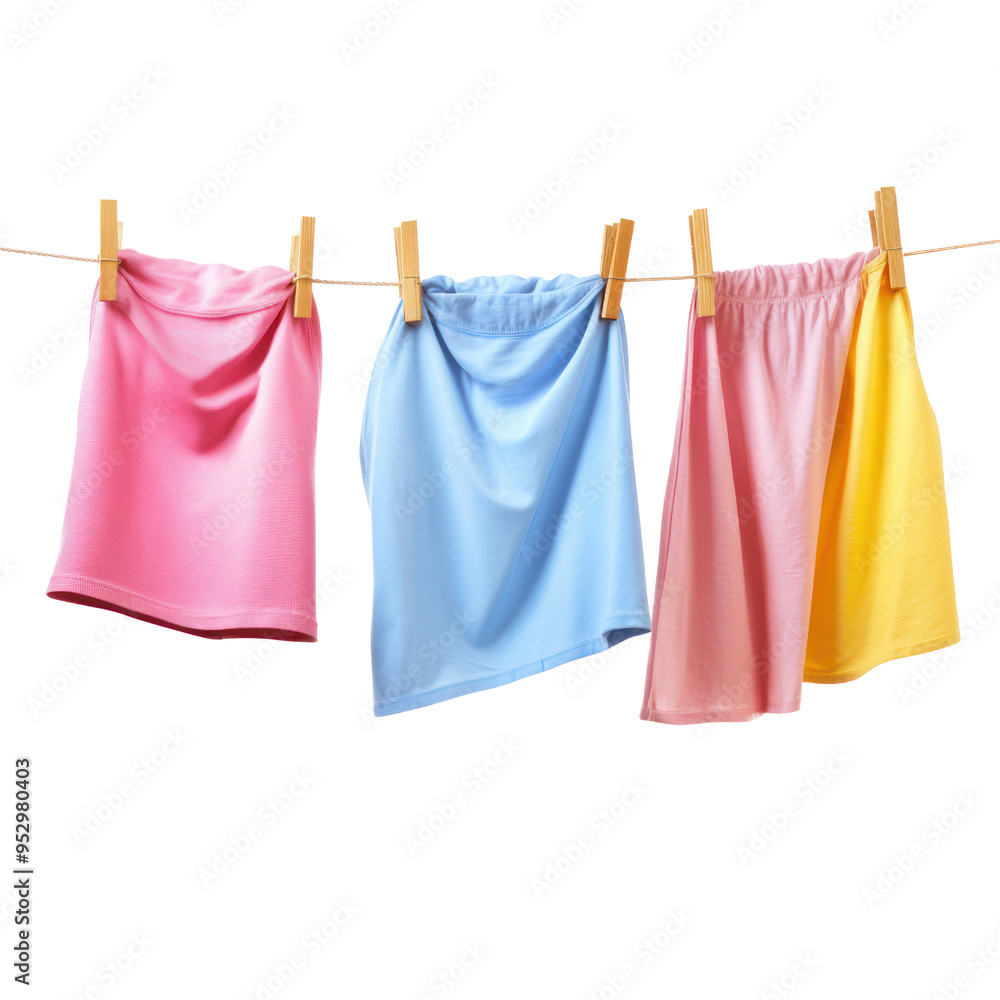 Clothesline object isolated on transparent png. Clothesline object isolated on transparent png.