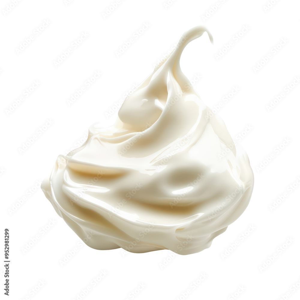 Cream object isolated on transparent png. Cream object isolated on transparent png.