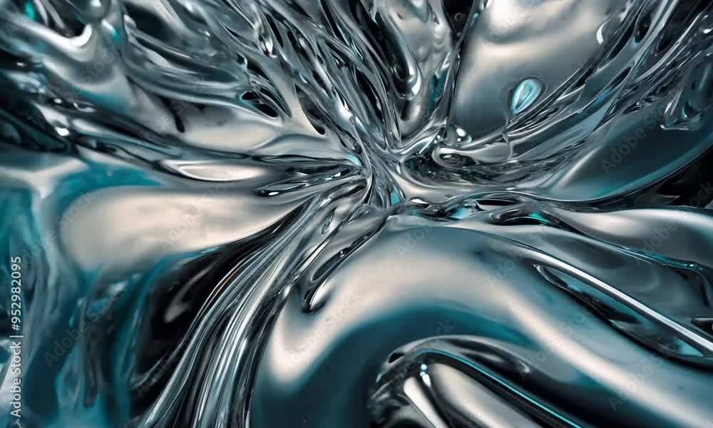 Liquid Metal Motion Abstract Liquid Metal Motion Abstract