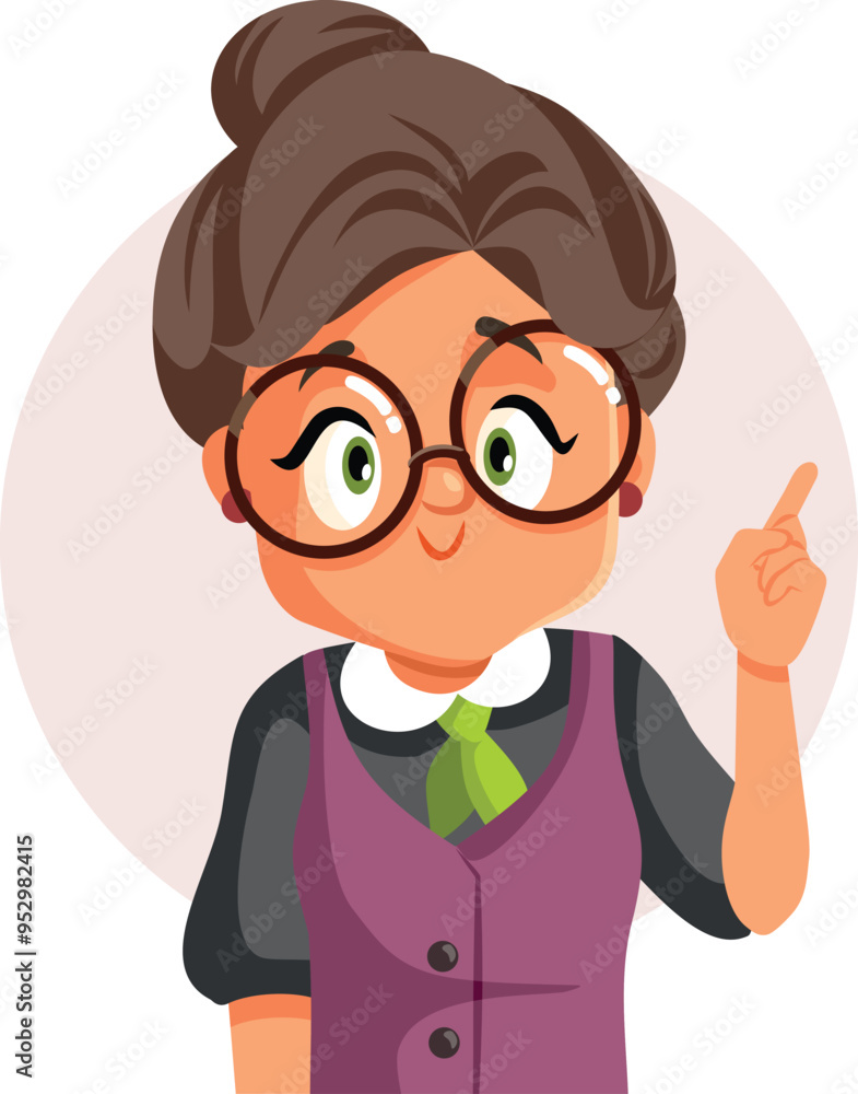 Elderly Woman Pointing with her Finger Vector Cartoon Illustration. Senior lady recommending with her index finger
Elderly Woman Pointing with her Finger Vector Cartoon Illustration. Senior lady recommending with her index finger