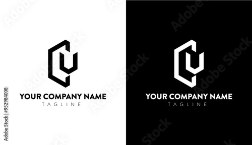 cu letter logo design, cu vector logo design, cu icon, cu creative logo design