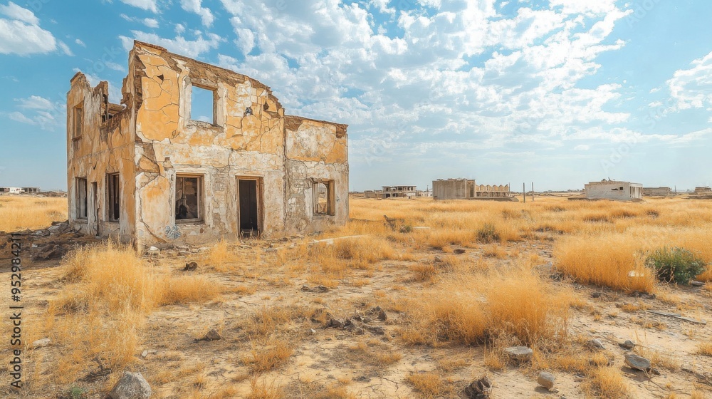 Desertification's Devastating Effects on Abandoned Urban Structures Desertification's Devastating Effects on Abandoned Urban Structures