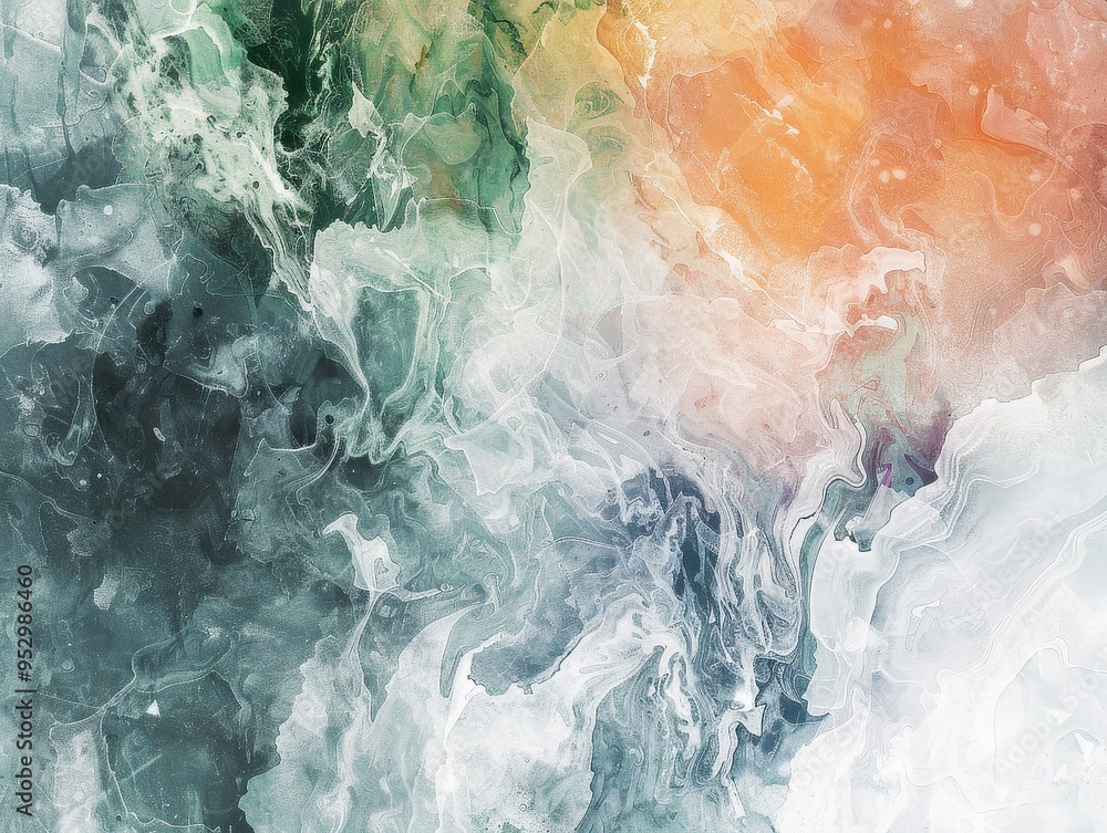 Abstract Watercolor Canvas Art Abstract Watercolor Canvas Art