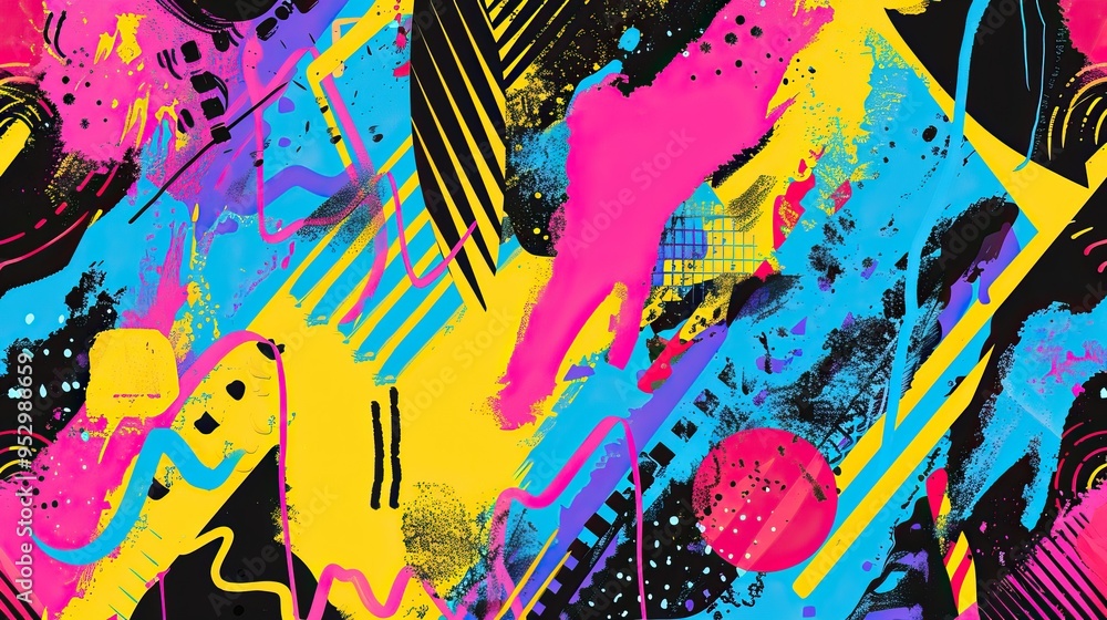 custom made wallpaper toronto digitalAbstract Colorful Digital Art With Vibrant Hues