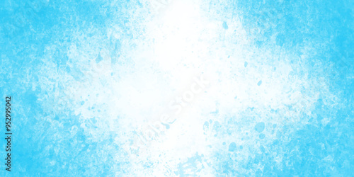 Modern light and bright watercolor grungy texture of cyan pattern floor with imitation of design background, luxury cyan grungy watercolor perfect concept color hand painted abstract background.