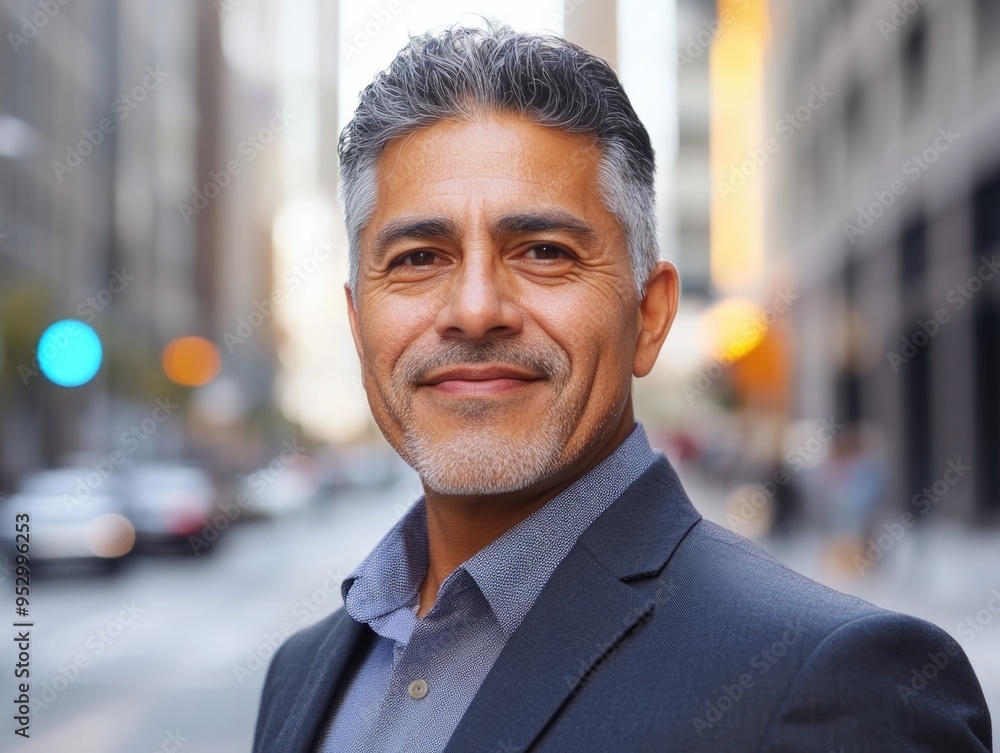 Obraz premium Businessman Smiling Portrait