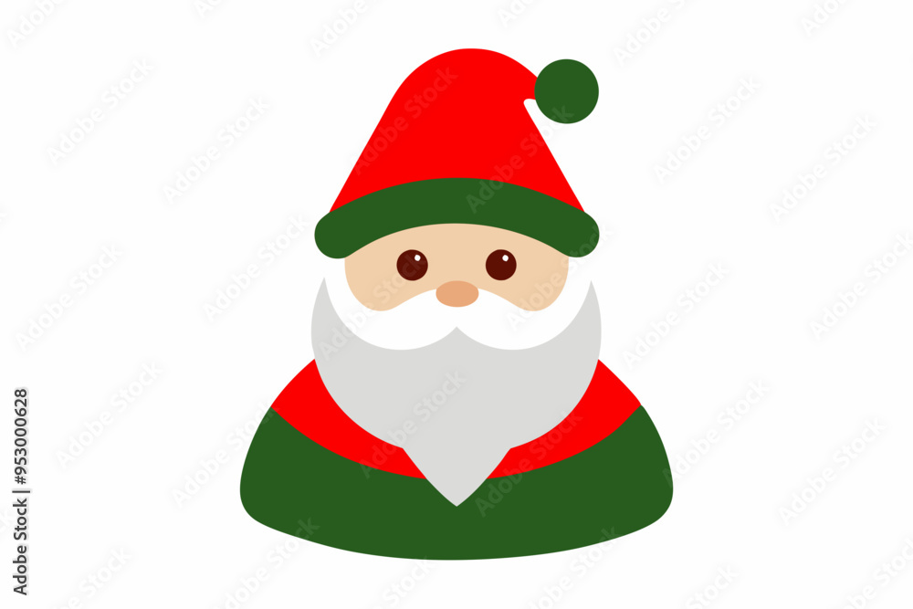 Christmas Santa Claus vector art illustration Christmas Santa Claus vector art illustration