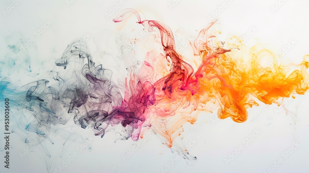 ink pattern in water wallpaper