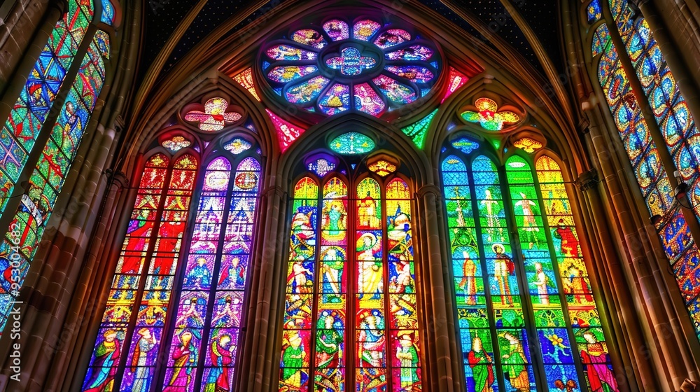 colourful stained glass wallpaper colourful stained glass wallpaper