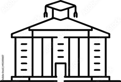 고전적인 건축 아이콘, 정부와 법률 개념 디자인