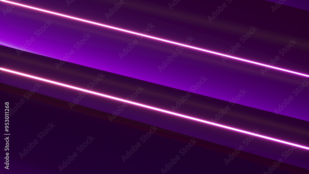Online neon light lines on an abstract gradient purple diagonal linear background utilized while creating graphic backdrop illustrations. Online neon light lines on an abstract gradient purple diagonal linear background utilized while creating graphic backdrop illustrations.