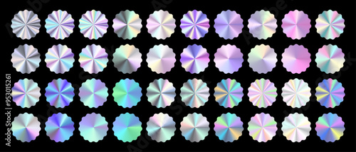 Hologram Color Badge Set