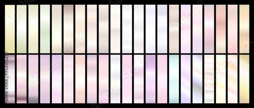 Pearl or Pastel Silk Gradient Color Set