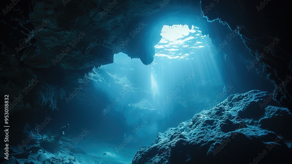 underwater cave explore wallpaper underwater cave explore wallpaper