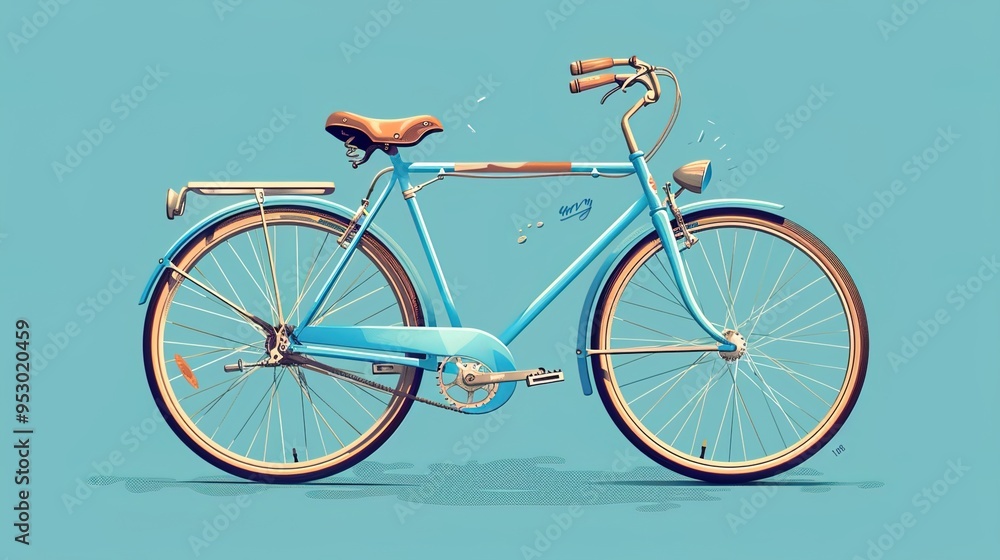 Fototapeta premium vintage bicycle illustration