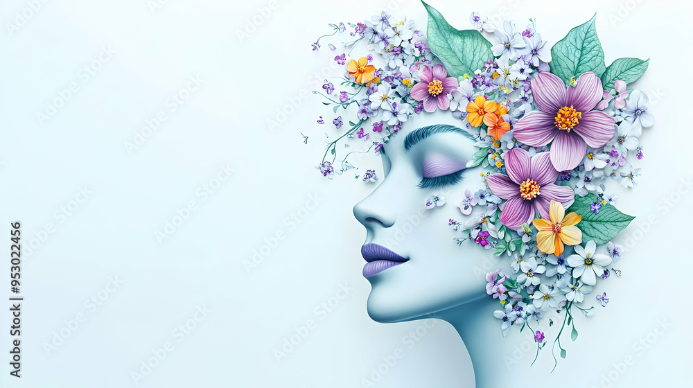 Celebrating Women's Equality Day with a Blooming Portrait Celebrating Women's Equality Day with a Blooming Portrait