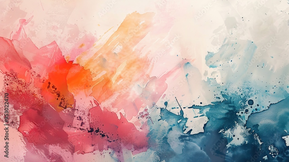 watercolour pattern wallpaper