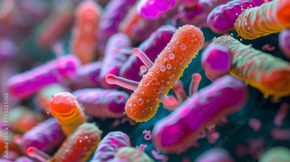Close-up image of bacteria culture on an agar plate under laboratory conditions Close-up image of bacteria culture on an agar plate under laboratory conditions