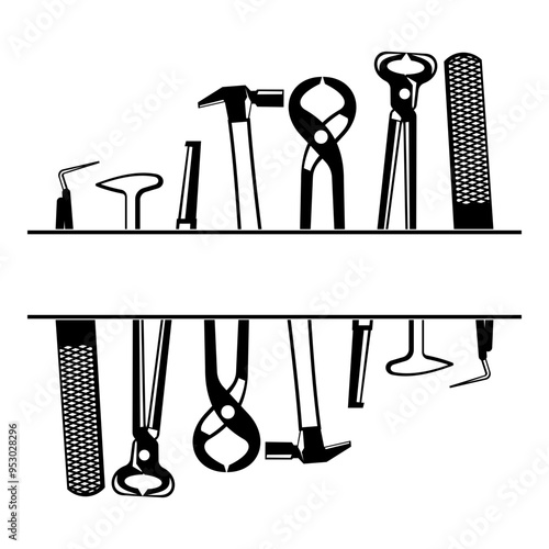 Farrier Spli Monogram Logo