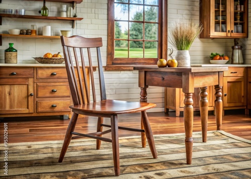 cherry wood dining room chair farm tables rustic farmhouse decor vintage farmhouse style distressed wood furniture