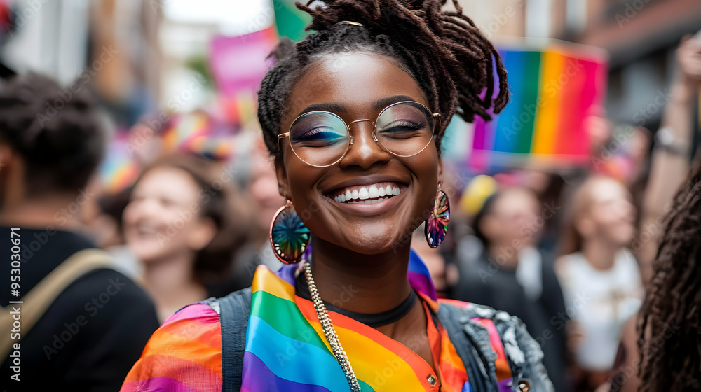Celebrating Equality: A Day of Pride and Joy with Rainbow Flags Celebrating Equality: A Day of Pride and Joy with Rainbow Flags