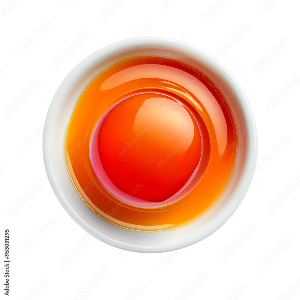 Top view of a glossy red button-like object on a white background. Abstract glossy red sphere in white circle. Minimalistic design., transparent background Top view of a glossy red button-like object on a white background. Abstract glossy red sphere in white circle. Minimalistic design., transparent background