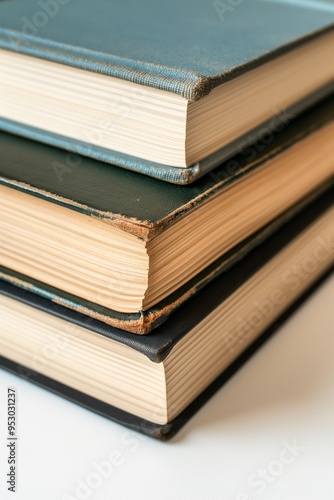 Books isolated on background 