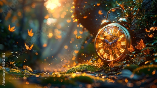 Wallpaper Mural The Day of a daylight Saving time ends and Brief scenes of temporal anomalies intensifying Torontodigital.ca