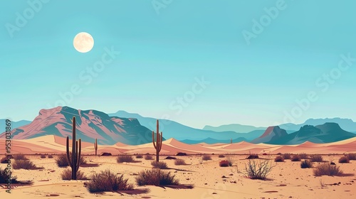 Desert pattern wallpaper