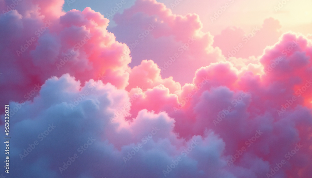 A colorful, surreal, pastel cloudscape. A colorful, surreal, pastel cloudscape.
