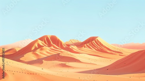 Desert pattern wallpaper