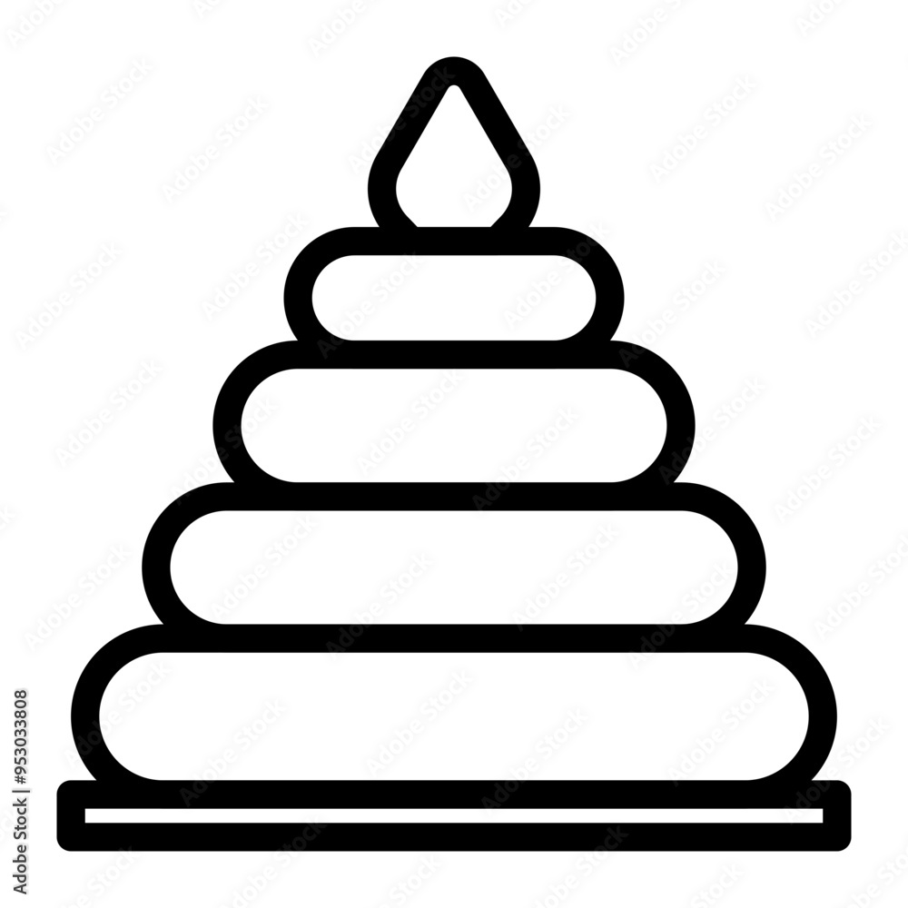 assemble the tower in line style - kid, tower, child, game, illustration, cute, vector, children, childhood, carto assemble the tower in line style - kid, tower, child, game, illustration, cute, vector, children, childhood, carto