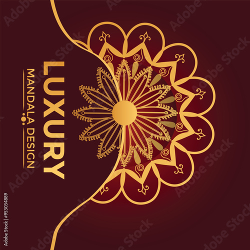 Luxury mandala background with floral ornament pattern, mandala design, Vector mandala