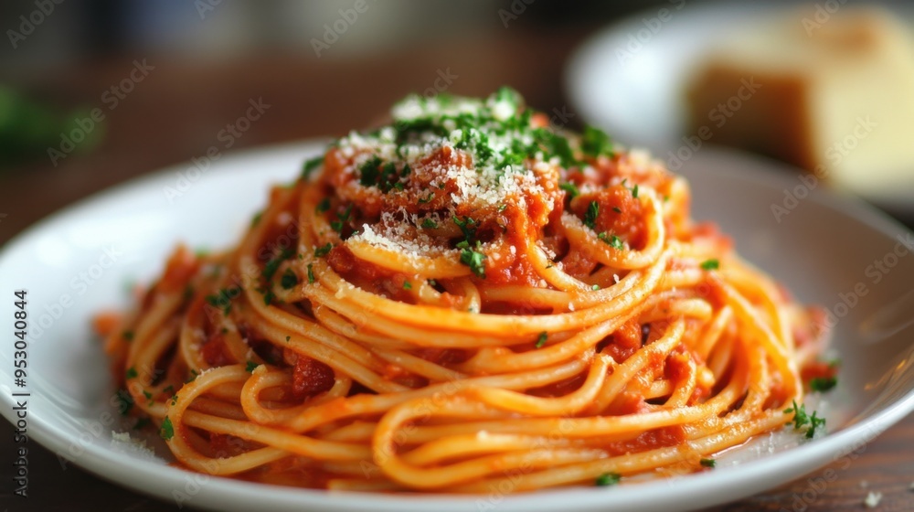 Delicious looking pasta on a plate. Delicious looking pasta on a plate.