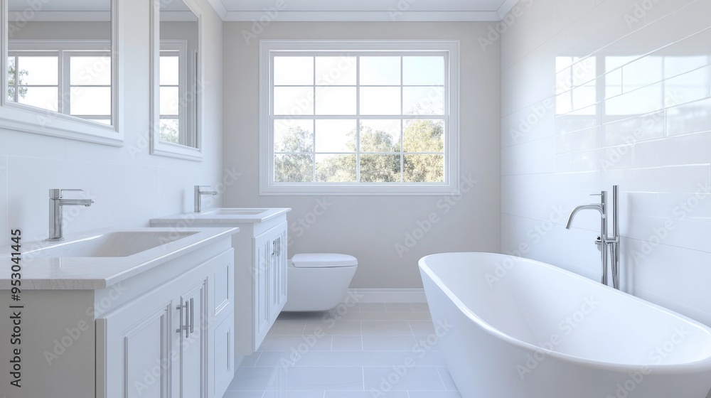 Fototapeta premium modern bathroom