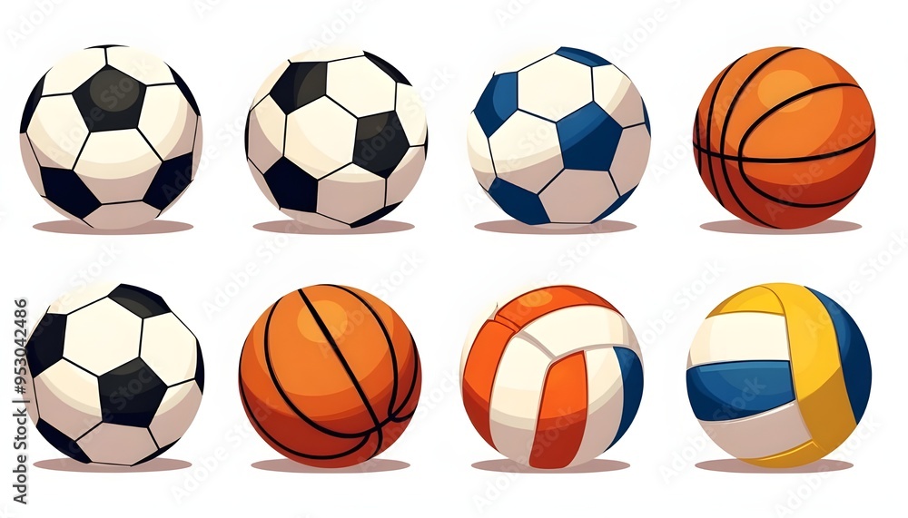 set of sports balls set of sports balls