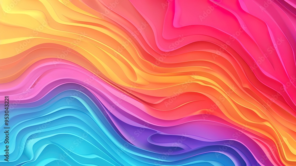 Rainbow pattern wallpaper Rainbow pattern wallpaper