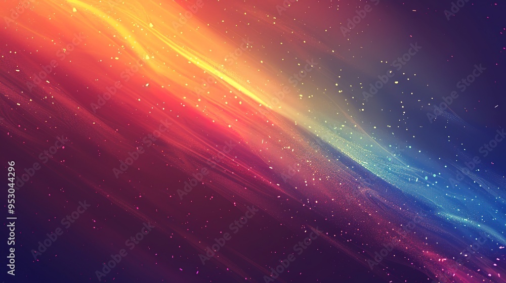 Fototapeta premium Rainbow pattern wallpaper