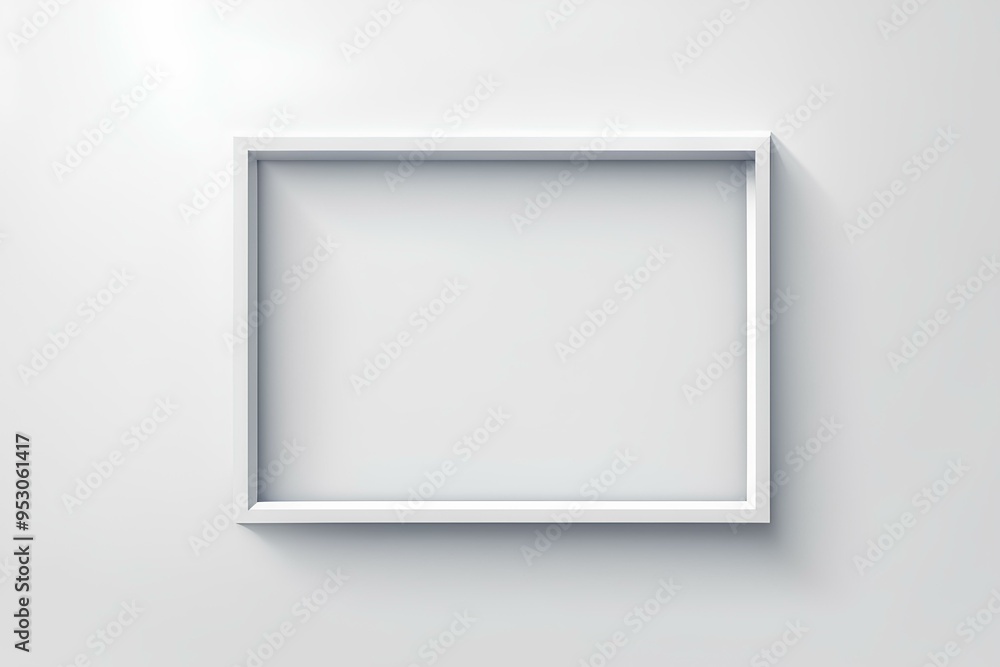 frame on white background, picture frame on white wall, a mock-up frame, an empty frame frame on white background, picture frame on white wall, a mock-up frame, an empty frame