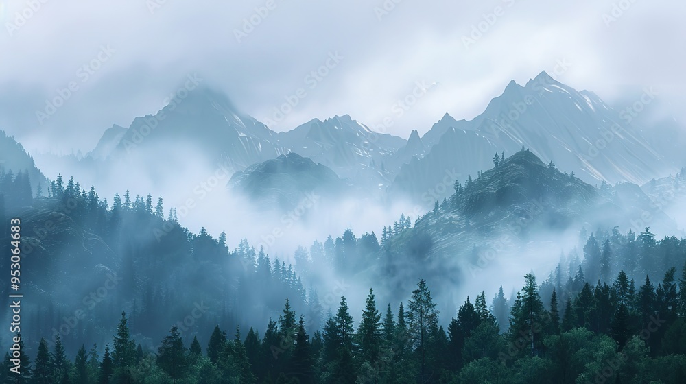 foggy mountain pattern wallpaper foggy mountain pattern wallpaper