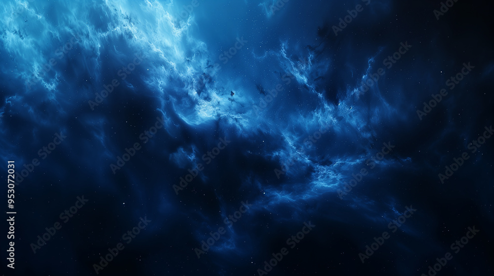 A blue sky with clouds and a space background A blue sky with clouds and a space background