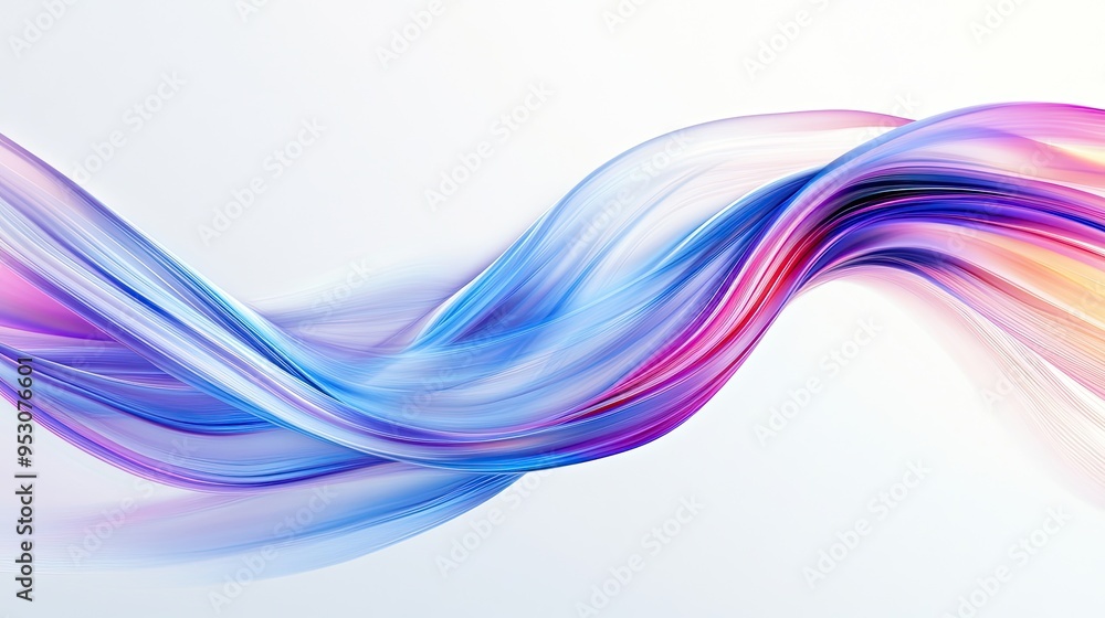 A flowing abstract design featuring soft curves in blue and pink hues. A flowing abstract design featuring soft curves in blue and pink hues.