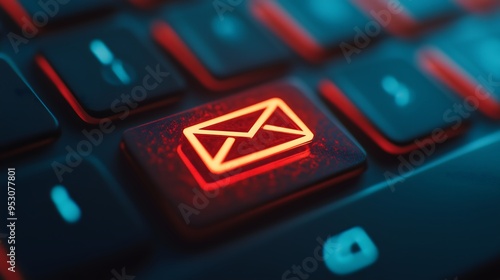 A close-up shot of a send button being clicked on a digital newsletter interface, email draft visible, soft ambient lighting, shot with a Nikon Z7 II, macro lens, sharp and clear details, 8K photo