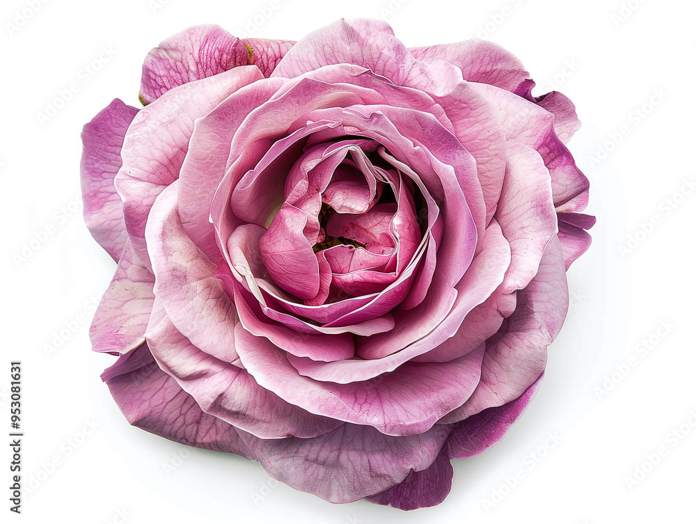 Pink Rose Isolated on White Background Pink Rose Isolated on White Background